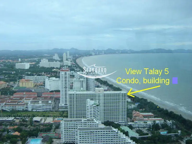 Ciew Talay 5 C Condominium Dongtan - Jomtien Beachfront location