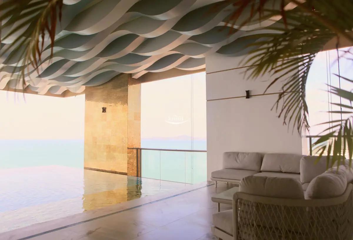 Sleek High-Ceiling Reception Lounge & Entrance Hall