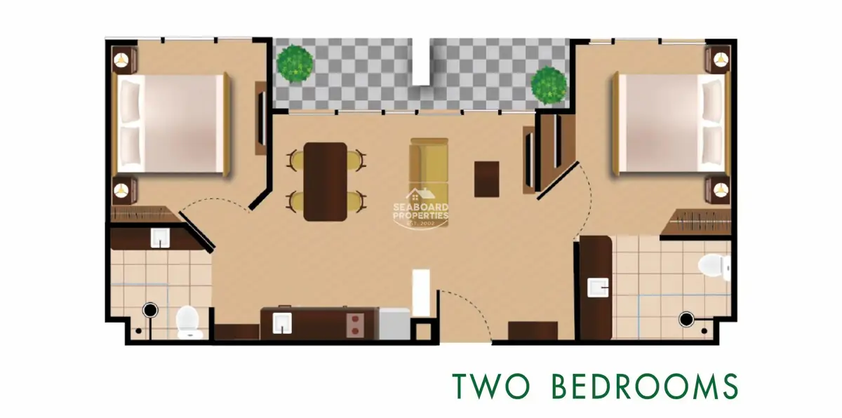 Harmonia City Garden 2 Bedroom Condo for Sale in Pattaya