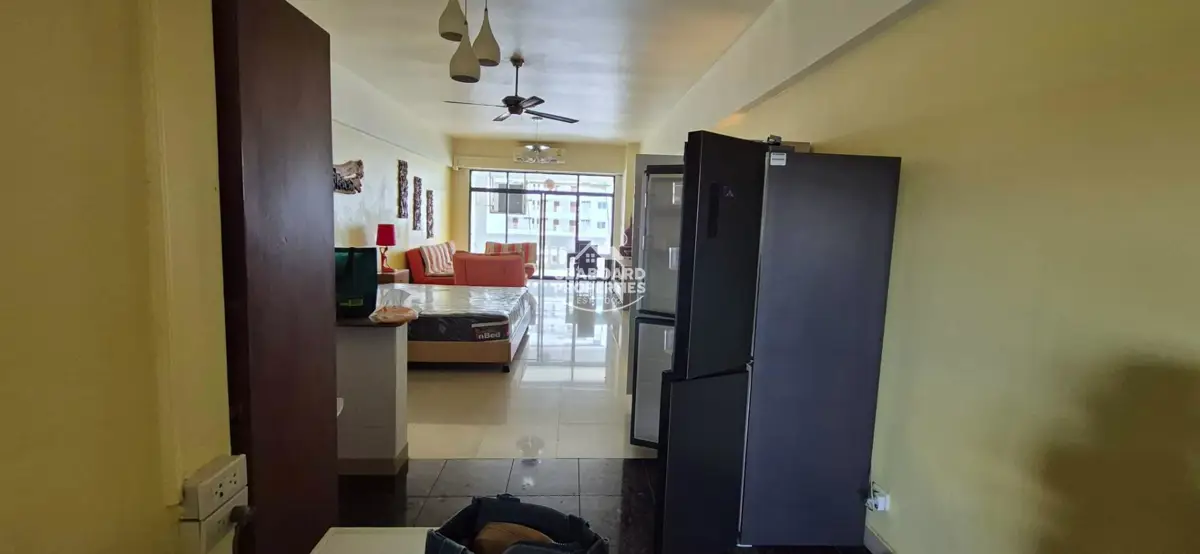 Jomtien Complex Condominium Open-Plan Living & Dining Area Layout