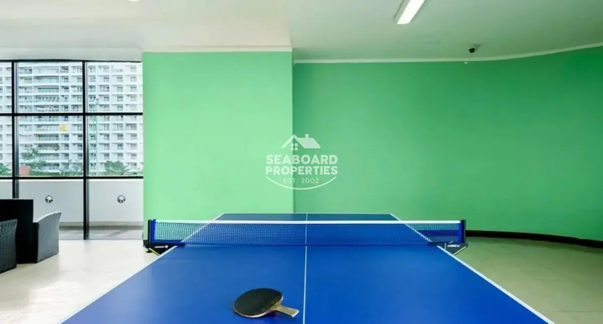 Jomtien Complex Condominium Indoor Table Tennis & Games Room