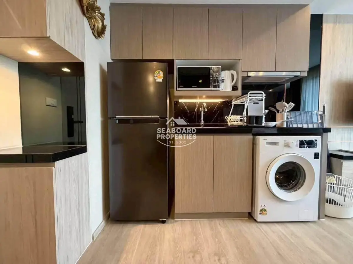 The Panora Pattaya Contemporary Studio Apartment Functional Layout | Condo for Rent