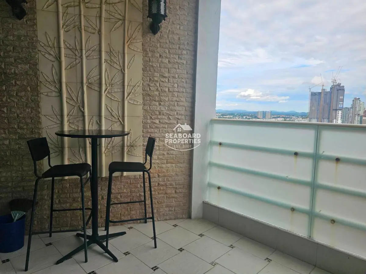 View Talay 5 Condominium Balcony Seating Area