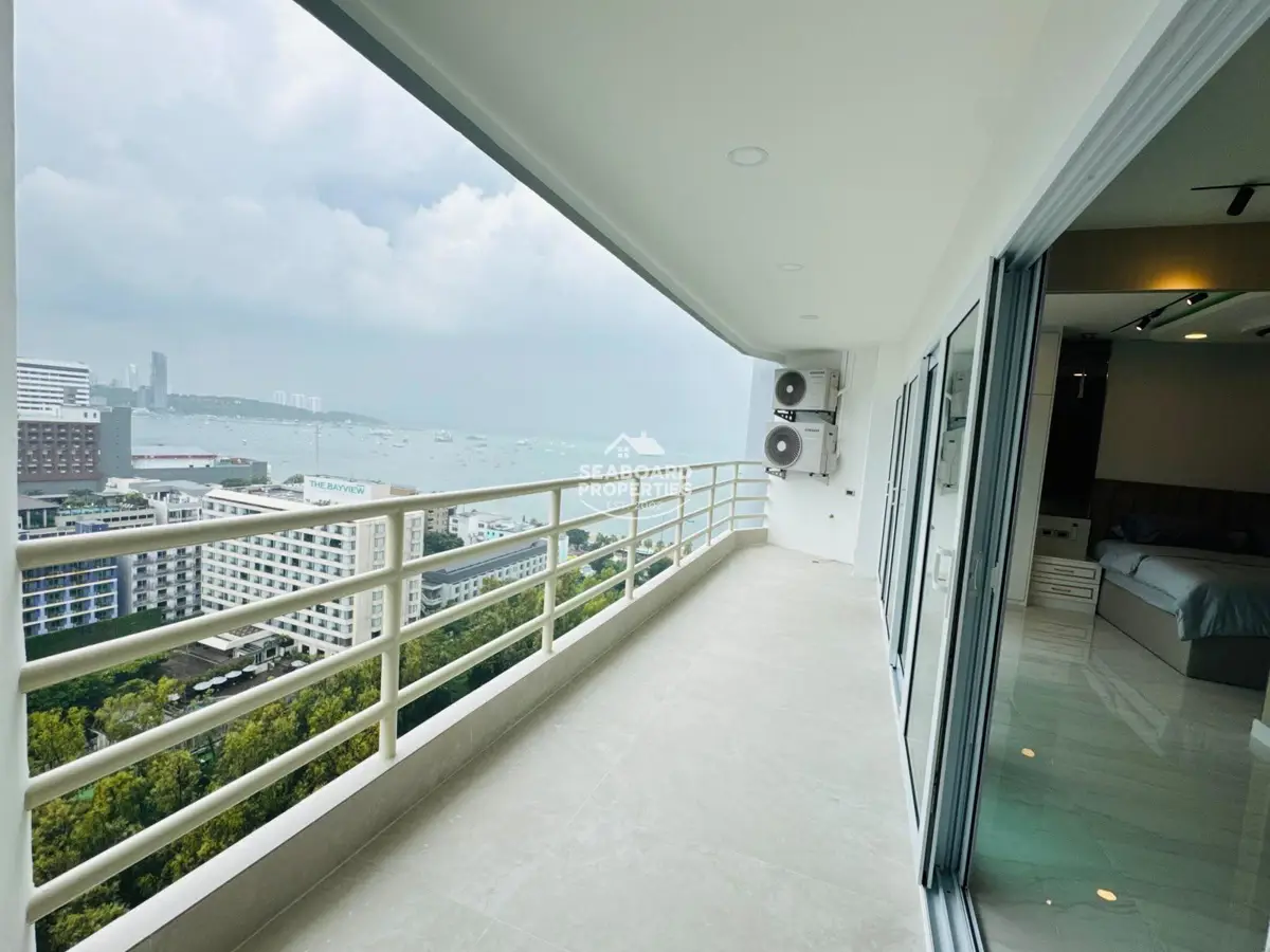 View Talay 6 Pattaya – Private Balcony with Panoramic Sea View